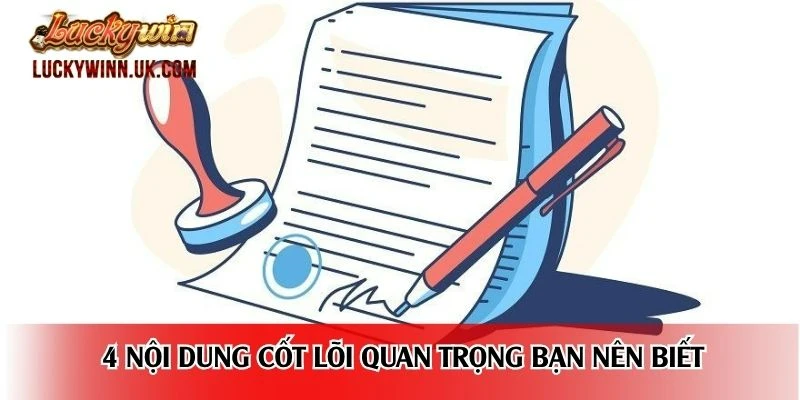 4 nội dung cốt lõi quan trọng bạn nên biết