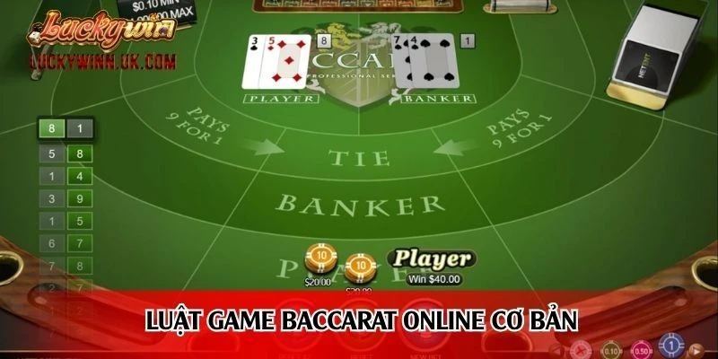 Luật game baccarat online cơ bản
