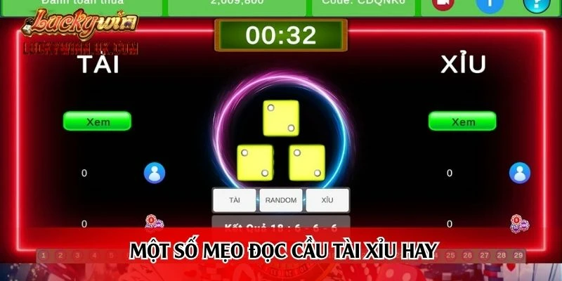 Một số mẹo đọc cầu tài xỉu hay