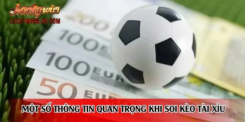 Một số thông tin quan trọng khi soi kèo tài xỉu